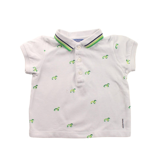 A Multicolour Short Sleeve Polos from Jacadi in size 12-18M for boy. (Front View)