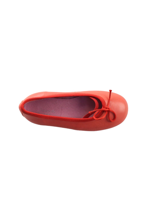 A Red Flats from Jacadi in size 4T for girl. (Front View)