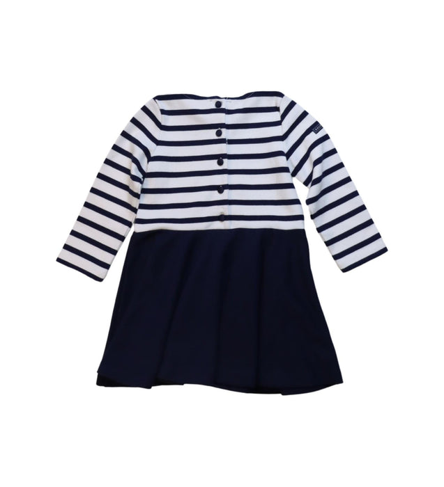 A Black Long Sleeve Dresses from Ralph Lauren in size 12-18M for girl. (Back View)