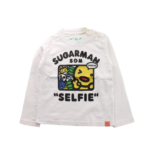 A White Long Sleeve T Shirts from Sugarman in size 3T for boy. (Front View)