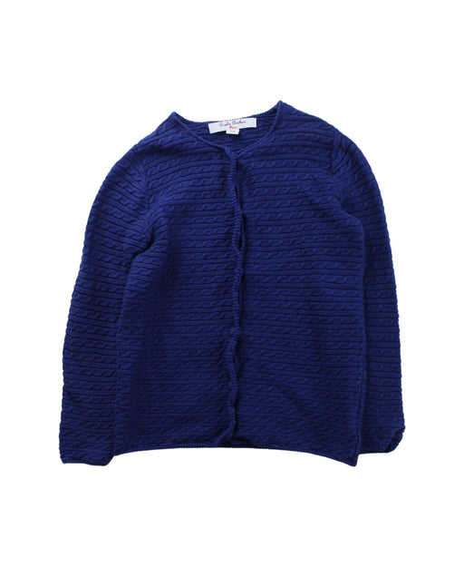 A Blue Cardigans from Brooks Brothers in size 4T for girl. (Front View)