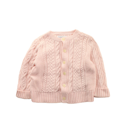 A Pink Cardigans from Ralph Lauren in size 6-12M for girl. (Front View)