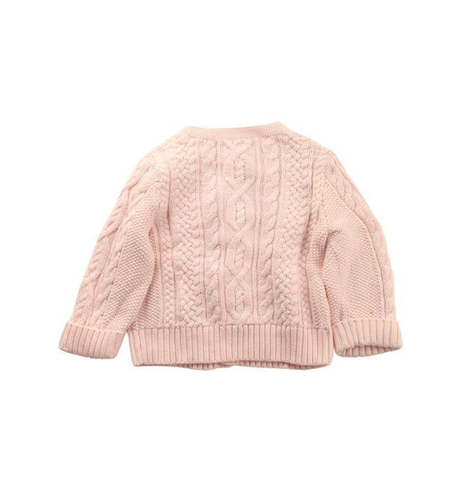 A Pink Cardigans from Ralph Lauren in size 6-12M for girl. (Back View)