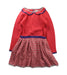 A Red Long Sleeve Dresses from Boden in size 3T for girl. (Front View)