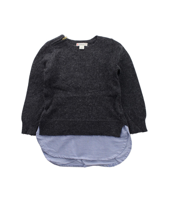 A Grey Knit Sweaters from Crewcuts in size 3T for girl. (Front View)