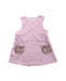 A Pink Overall Dresses from Kaloo in size 3-6M for girl. (Front View)