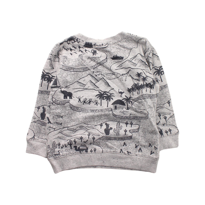 A Black Crewneck Sweatshirts from Seed in size 2T for boy. (Back View)