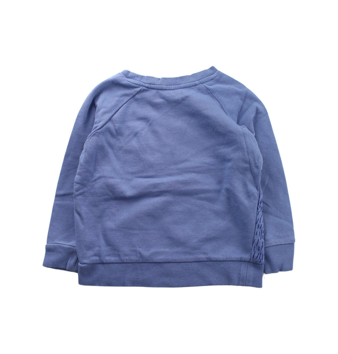 A Blue Crewneck Sweatshirts from Seed in size 4T for neutral. (Back View)