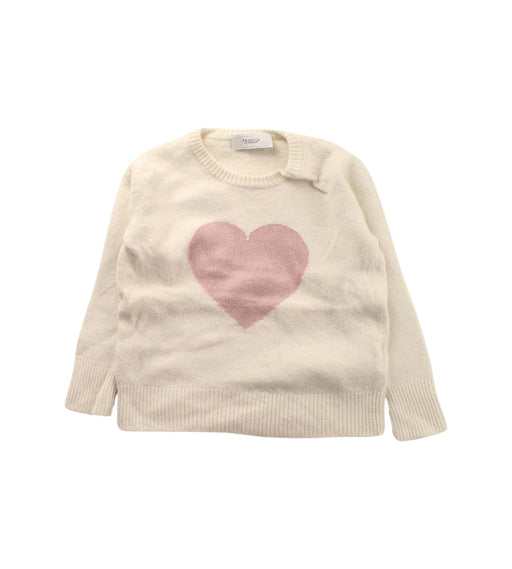 A White Knit Sweaters from Pringle of Scotland in size 3T for girl. (Front View)