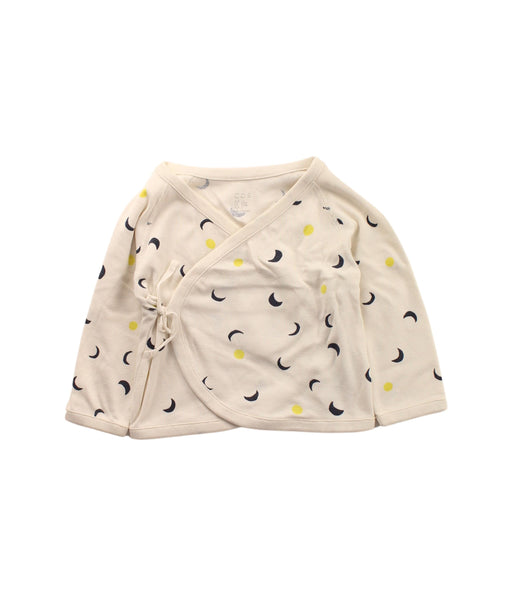 A White Long Sleeve Tops from COS in size 6-12M for neutral. (Front View)