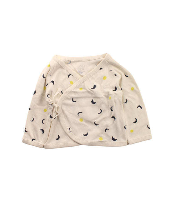 A White Long Sleeve Tops from COS in size 6-12M for neutral. (Front View)