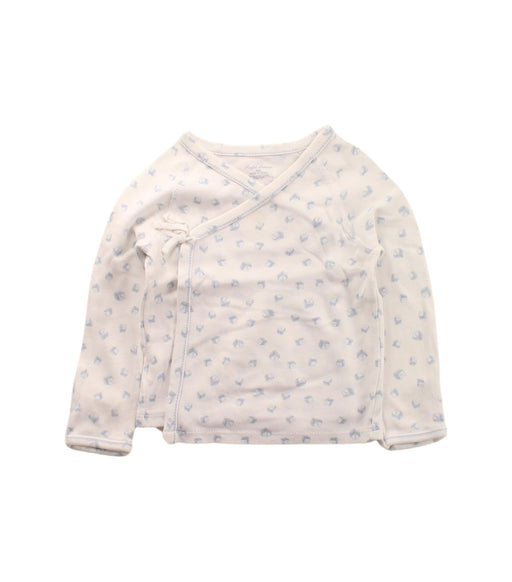 A Blue Long Sleeve Tops from Ralph Lauren in size 6-12M for girl. (Front View)