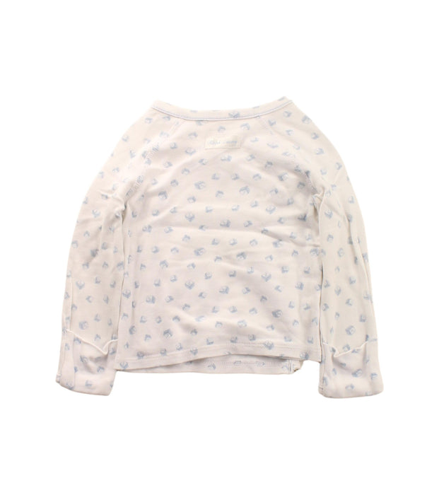 A Blue Long Sleeve Tops from Ralph Lauren in size 6-12M for girl. (Back View)