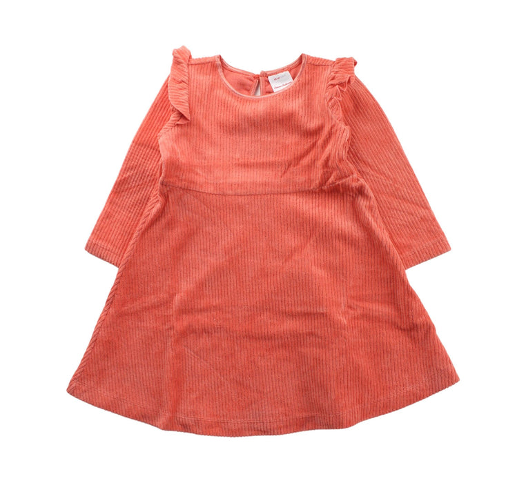 A Orange Long Sleeve Dresses from Hanna Andersson in size 2T for girl. (Front View)