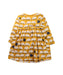 A Yellow Long Sleeve Dresses from Hanna Andersson in size 2T for girl. (Back View)