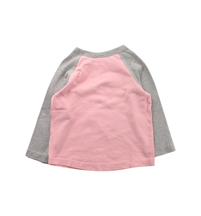 A Grey Long Sleeve T Shirts from Hanna Andersson in size 2T for girl. (Back View)