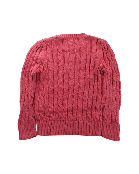 A Red Knit Sweaters from Polo Ralph Lauren in size 2T for boy. (Back View)