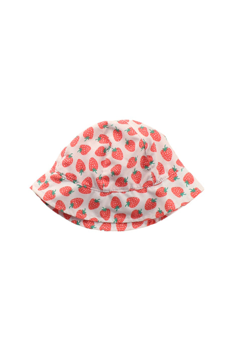 A Red Sun Hats from Boden in size 6-12M for girl. (Front View)