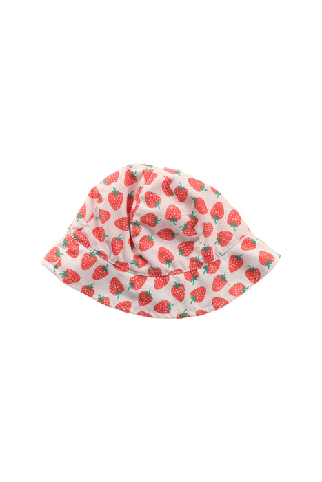 A Red Sun Hats from Boden in size 6-12M for girl. (Back View)