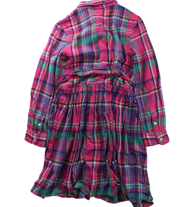 A Multicolour Long Sleeve Dresses from Polo Ralph Lauren in size 6T for girl. (Back View)