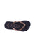 A Black Flip Flops from Roxy in size 6T for girl. (Front View)