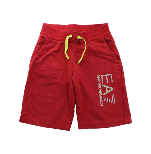 A Red Shorts from Armani in size 6T for boy. (Front View)