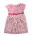 A Multicolour Short Sleeve Dresses from Les Enphants in size 3T for girl. (Front View)