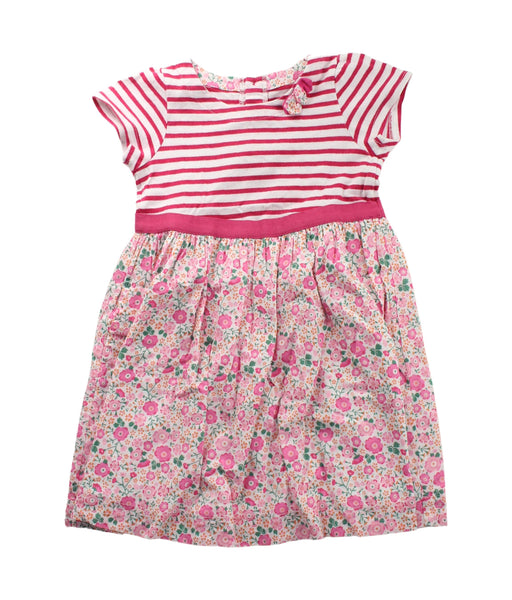 A Multicolour Short Sleeve Dresses from Les Enphants in size 3T for girl. (Front View)