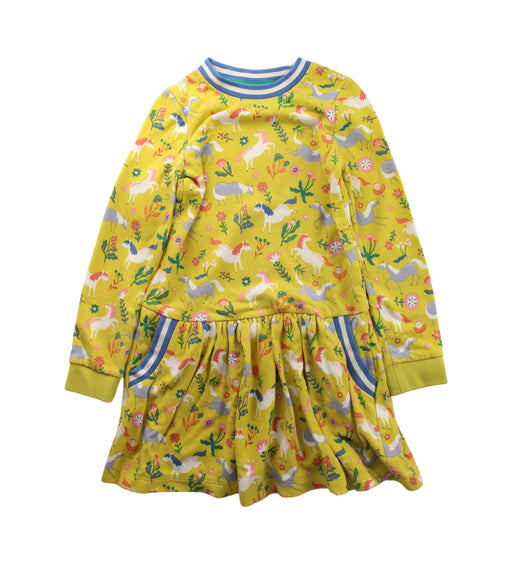 A Multicolour Long Sleeve Dresses from Boden in size 7Y for girl. (Front View)