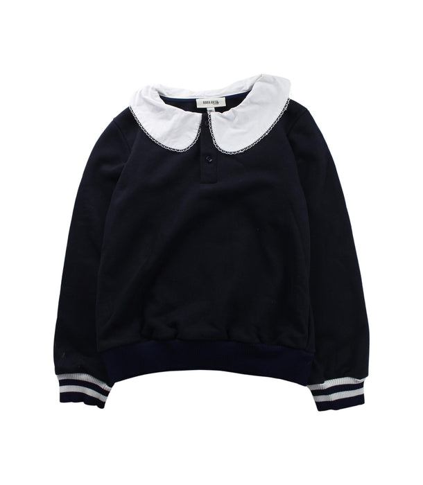 A Black Long Sleeve Tops from Bora Aksu in size 8Y for girl. (Front View)