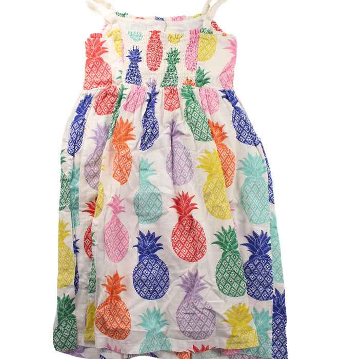 A Multicolour Sleeveless Dresses from Boden in size 7Y for girl. (Back View)