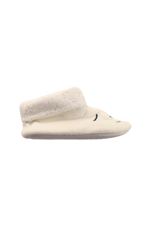 A Beige Slippers from Petit Bateau in size 6T for neutral. (Front View)