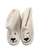 A Beige Slippers from Petit Bateau in size 6T for neutral. (Back View)