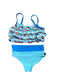 A Blue Swim Sets from Arena in size 5T for girl. (Front View)