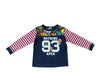 A Navy Long Sleeve T Shirts from BAPE KIDS in size 5T for boy. (Front View)