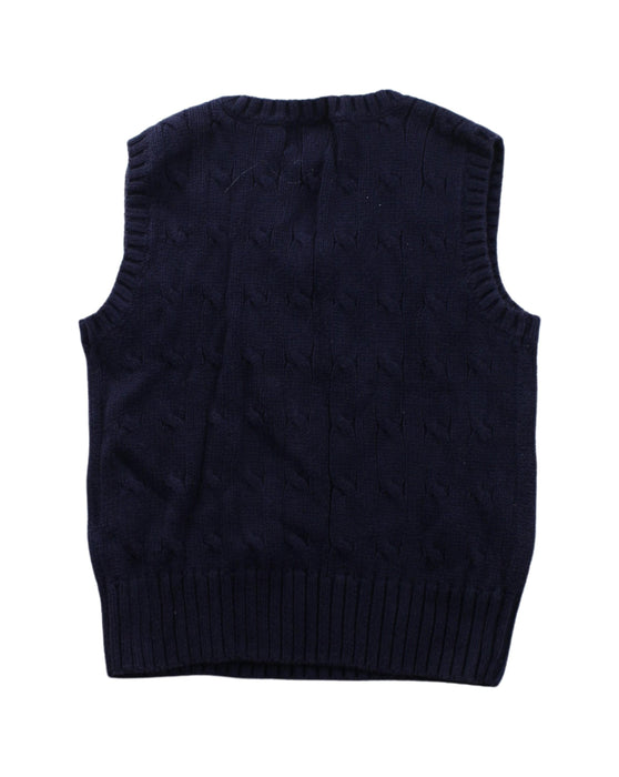 A Blue Sweater Vests from Polo Ralph Lauren in size 2T for boy. (Back View)