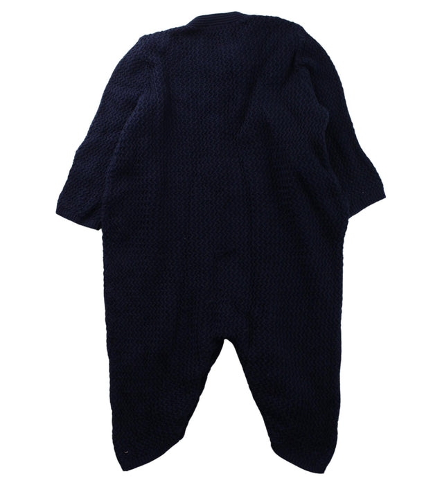 A Blue Long Sleeve Jumpsuits from Shanghai Tang in size 12-18M for boy. (Back View)