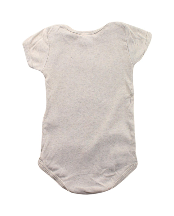 A White Short Sleeve Bodysuits from Petit Bateau in size 12-18M for boy. (Back View)