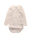 A White Long Sleeve Bodysuits from Petit Bateau in size 2T for boy. (Back View)