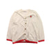 A White Cardigans from Balabala in size 2T for girl. (Front View)