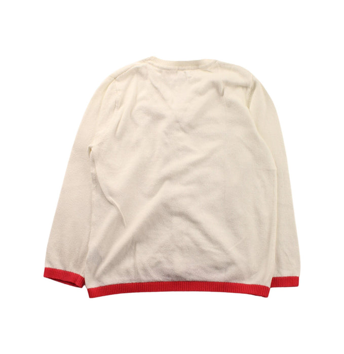 A White Cardigans from Balabala in size 2T for girl. (Back View)