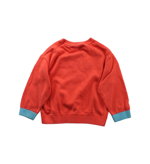 A Red Knit Sweaters from Balabala in size 18-24M for boy. (Back View)