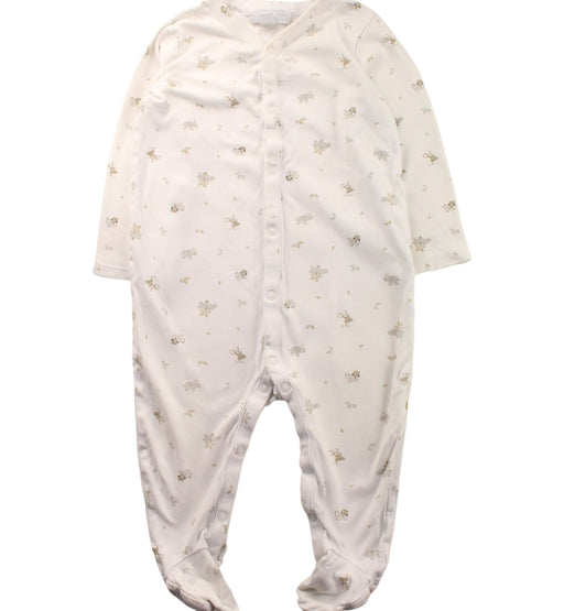 A White Onesies from The Little White Company in size 18-24M for girl. (Front View)