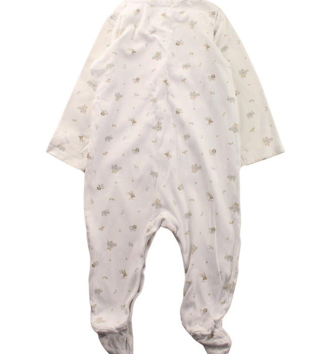 A White Onesies from The Little White Company in size 18-24M for girl. (Back View)