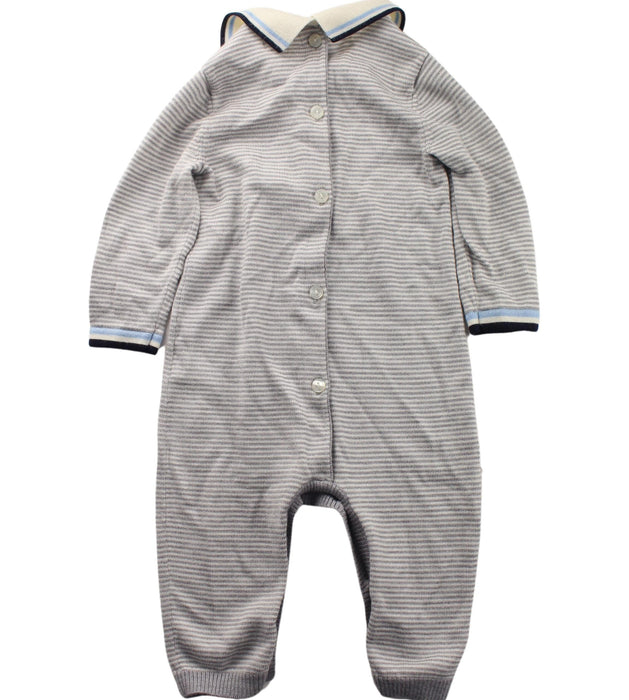 A Grey Long Sleeve Jumpsuits from Nicholas & Bears in size 12-18M for boy. (Back View)