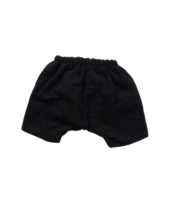 A Black Shorts from Les Enfantines in size 0-3M for boy. (Back View)