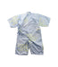 A Blue Short Sleeve Rompers from Mimi Mono in size 6-12M for boy. (Front View)