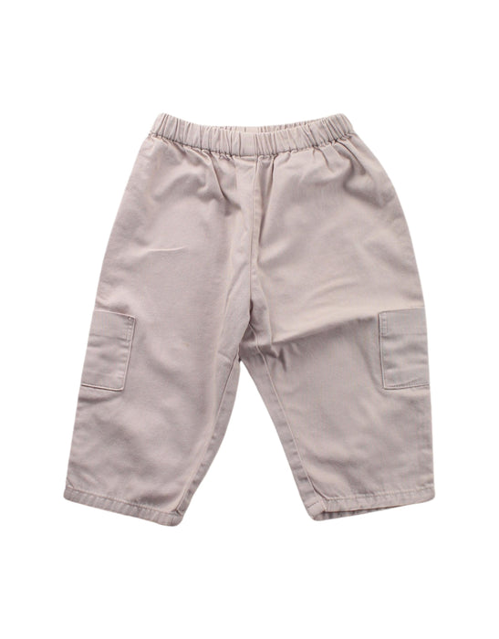 A Beige Casual Pants from Rose et Théo in size 3-6M for boy. (Front View)