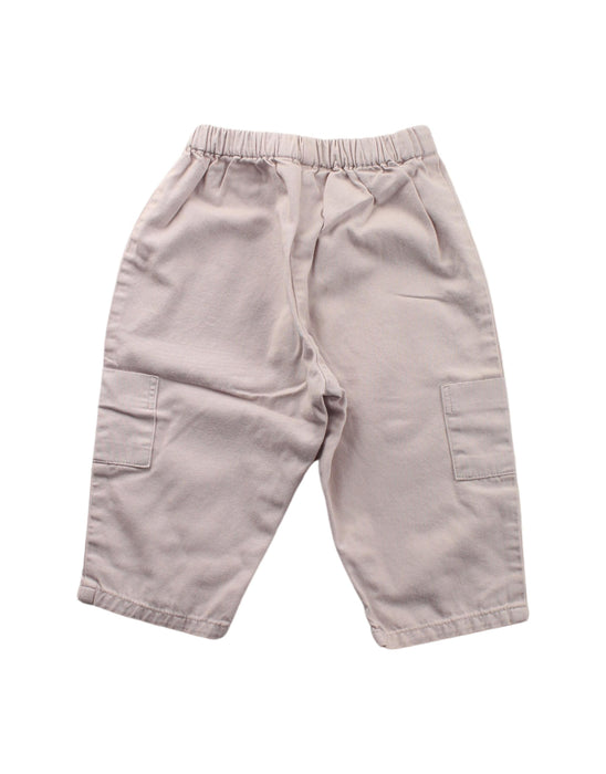 A Beige Casual Pants from Rose et Théo in size 3-6M for boy. (Back View)