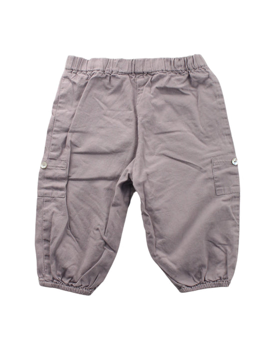 A Grey Casual Pants from Marie Puce in size 3-6M for boy. (Back View)